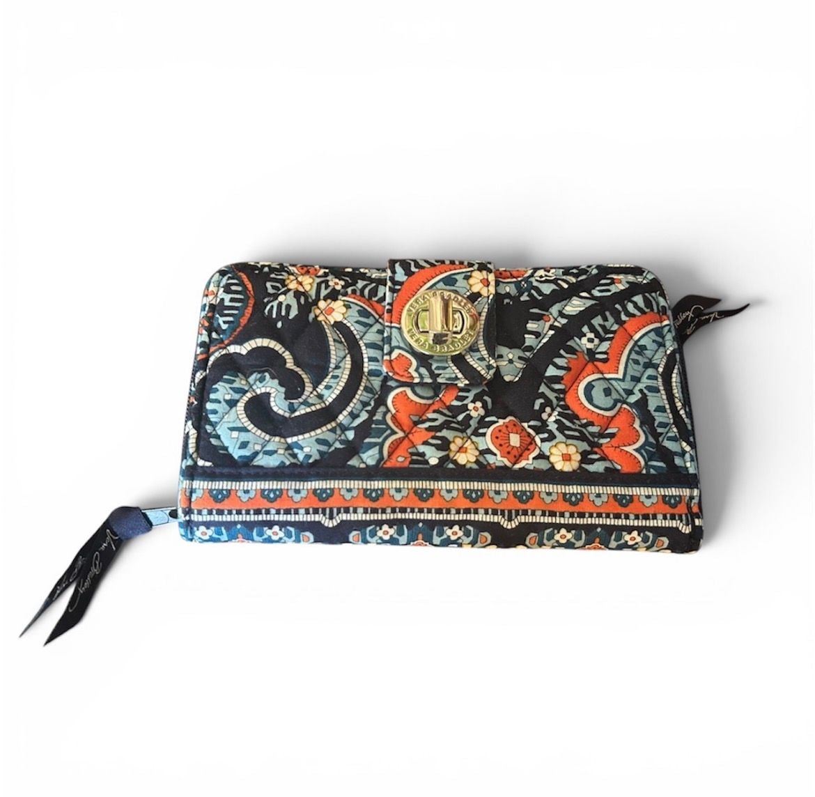 Vera Bradley Turn Lock Quilted Wallet in Marrakesh Pattern 2