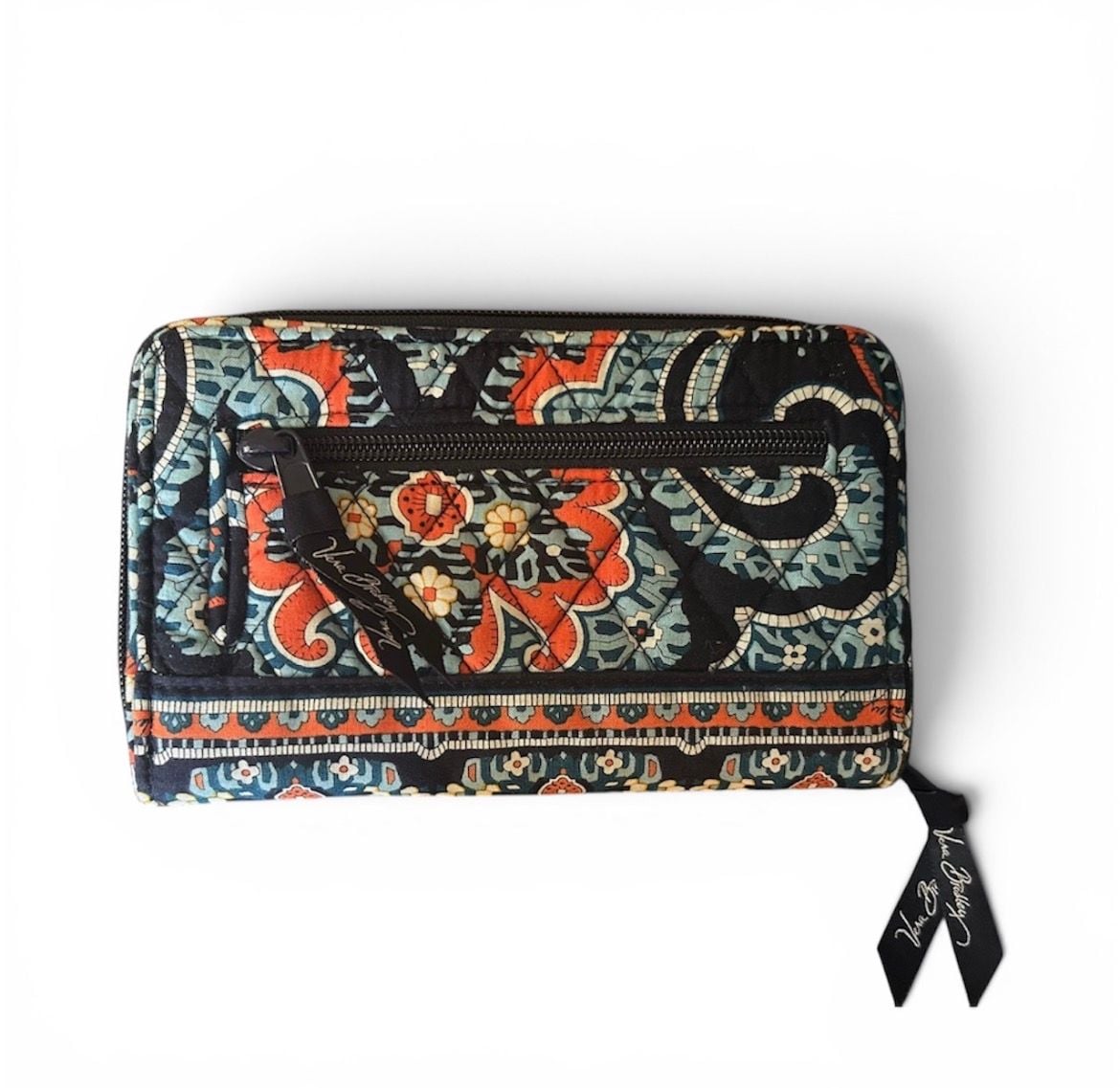 Vera Bradley Turn Lock Quilted Wallet in Marrakesh Pattern 3
