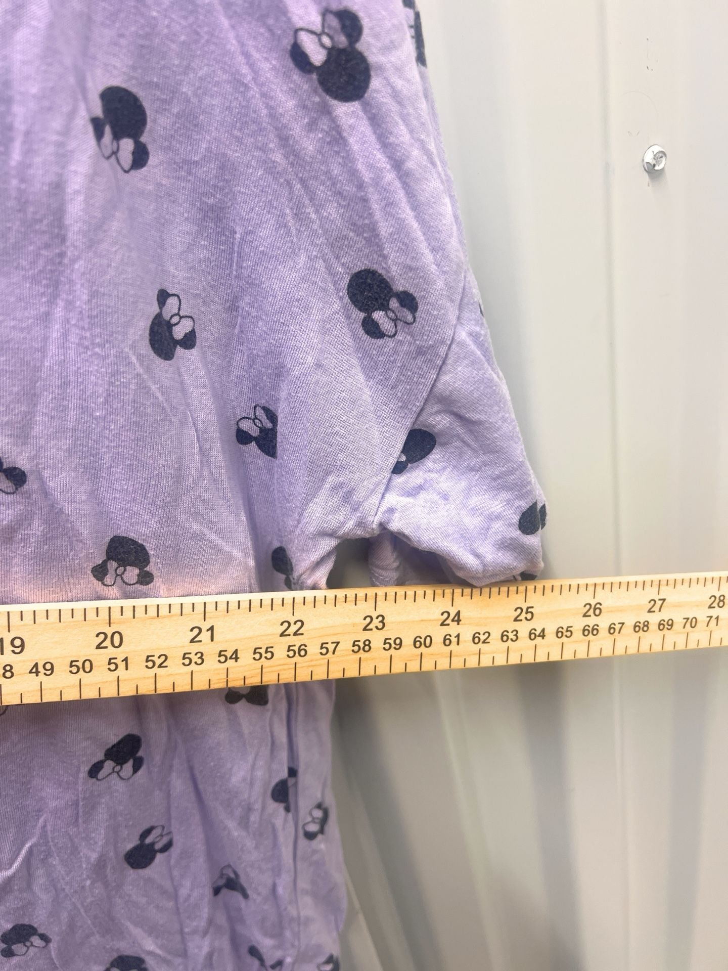 Disney Women's Minnie Mouse Purple 2-Piece Pajama Shorts Set with Pockets 5