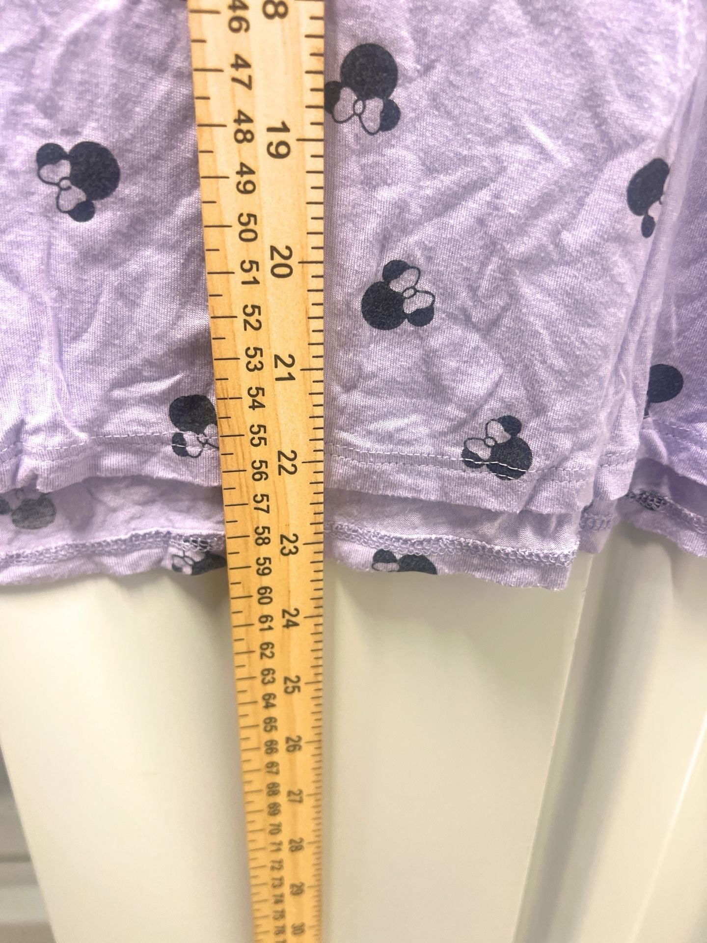 Disney Women's Minnie Mouse Purple 2-Piece Pajama Shorts Set with Pockets 6