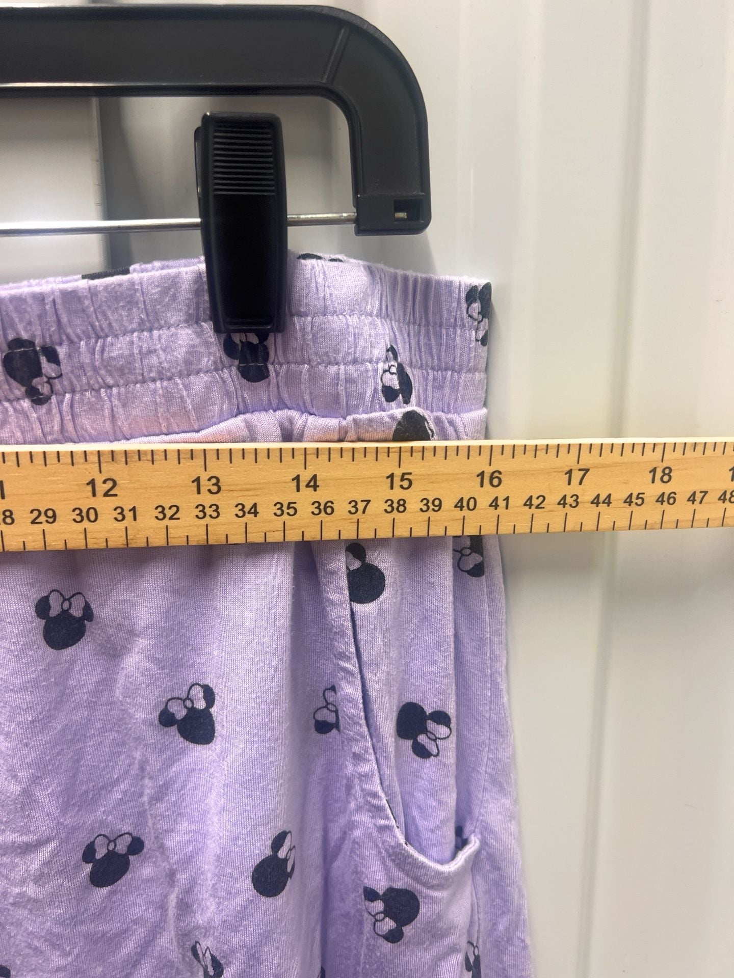 Disney Women's Minnie Mouse Purple 2-Piece Pajama Shorts Set with Pockets 8