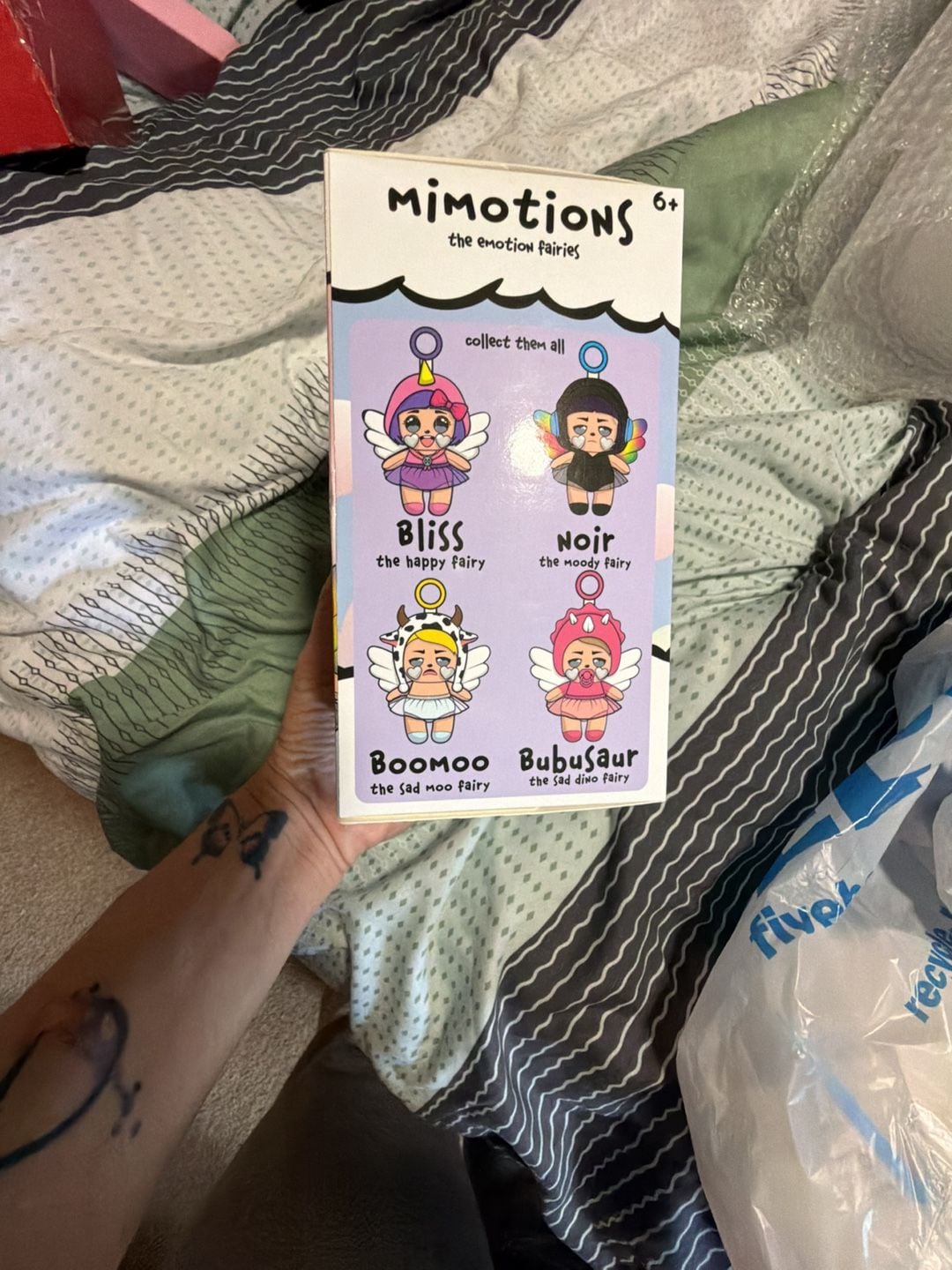 Mimotions The Emotion Fairies Surprise Plush Keyring 3