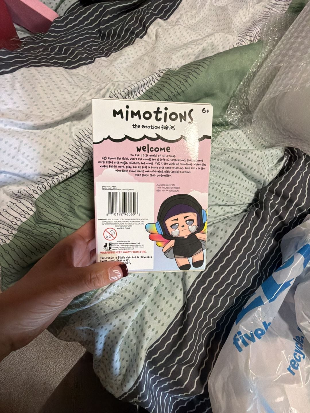 Mimotions The Emotion Fairies Surprise Plush Keyring 4