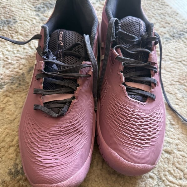 ASICS Women's GEL-Resolution X Padel/Tennis Shoes, Ube/White