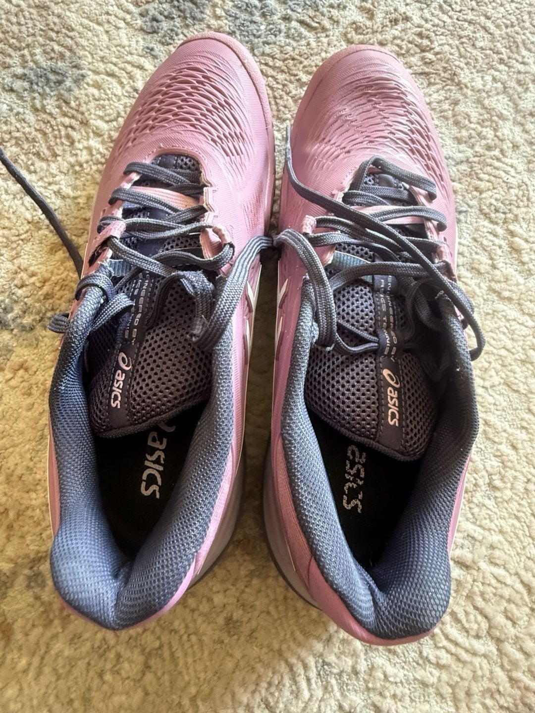 ASICS Women's GEL-Resolution X Padel/Tennis Shoes, Ube/White 4