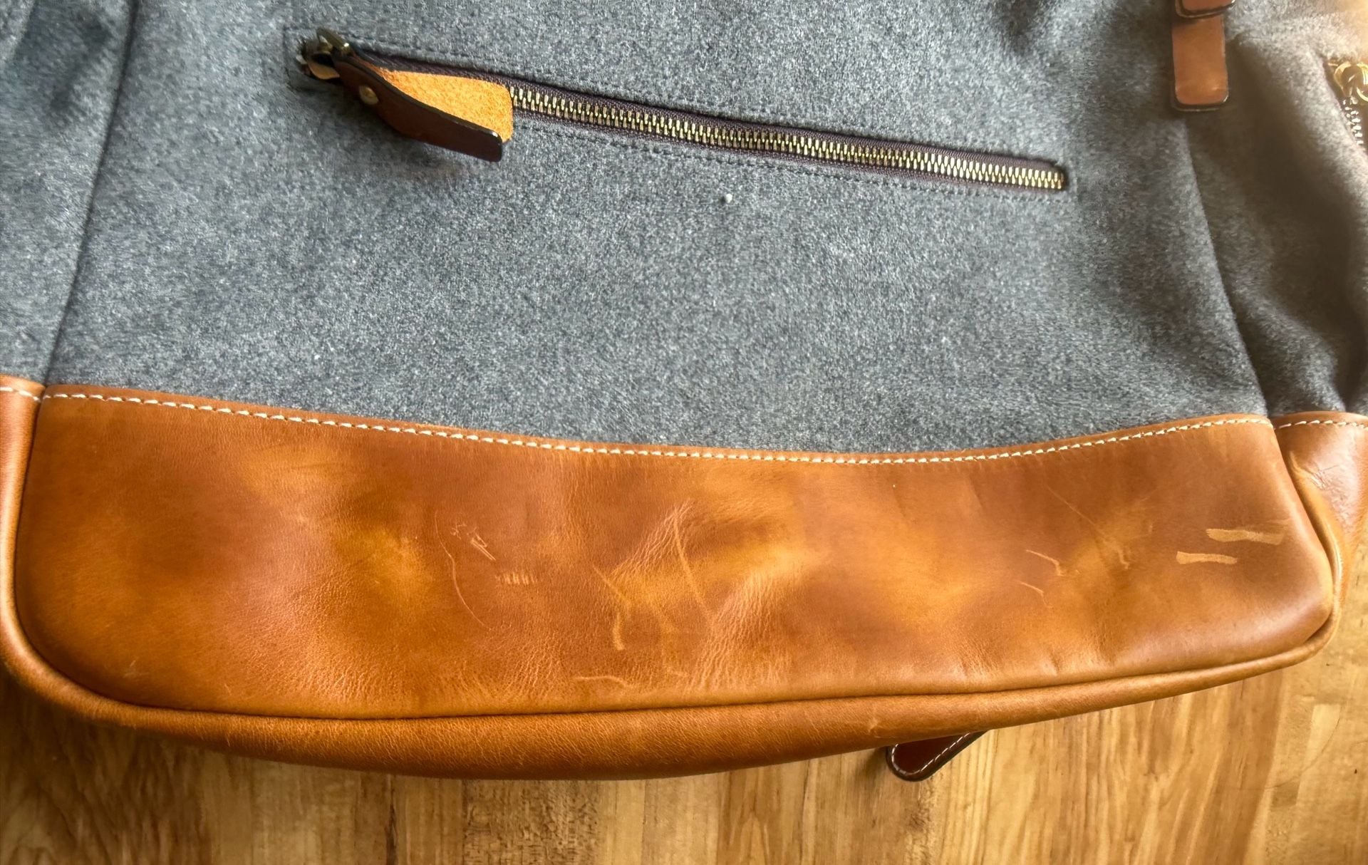 Heritage Gear Wool Backpack with Willie Kidd Bagpiper Patch 3