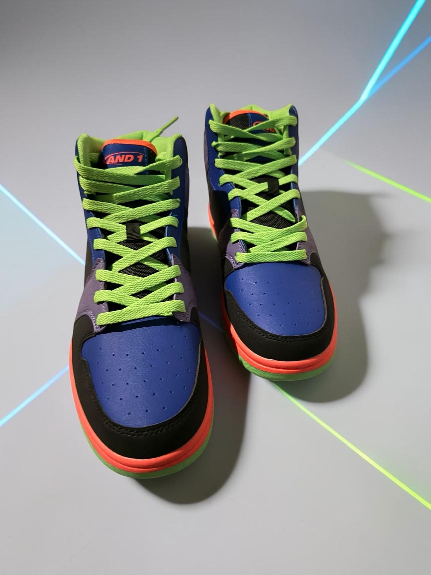 AND1 Slam Mid TPR Men's Basketball Shoes Multicolor 3