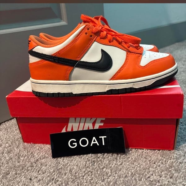 Nike Dunk Low GS 'Halloween' 2022 Phantom/Black/Safety Orange (DH9765-003)