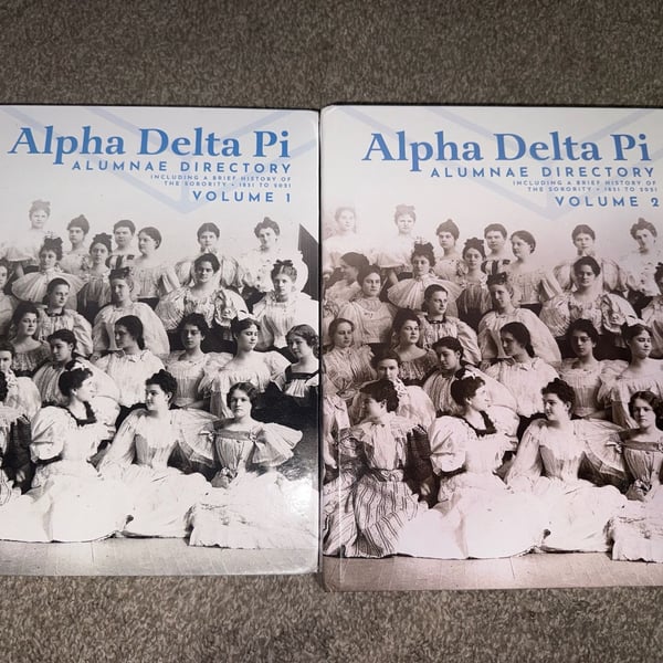 Alpha Delta Pi Alumnae Directory 1851-2021 Volumes 1 & 2