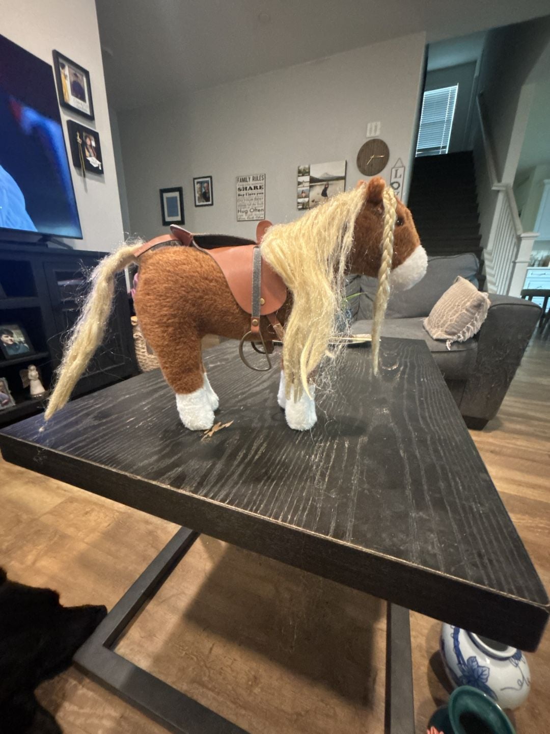 Götz Plush Horse with Saddle and Bridle 1