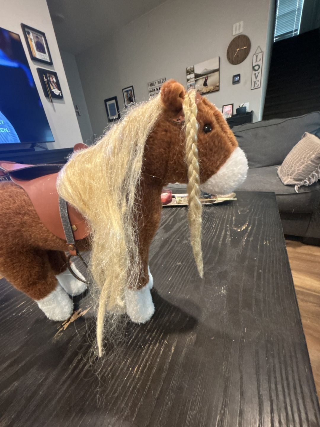 Götz Plush Horse with Saddle and Bridle 2