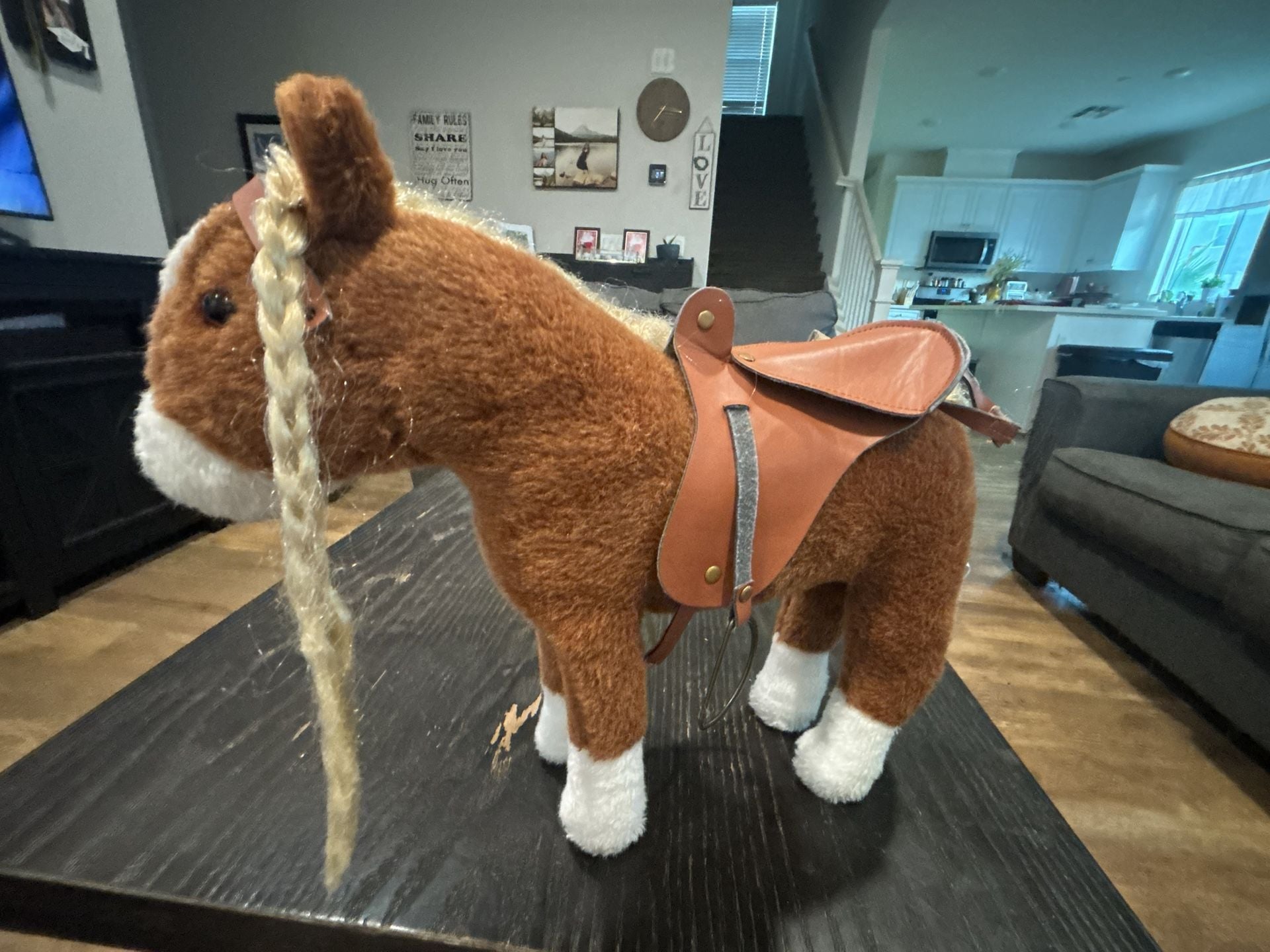 Götz Plush Horse with Saddle and Bridle 3