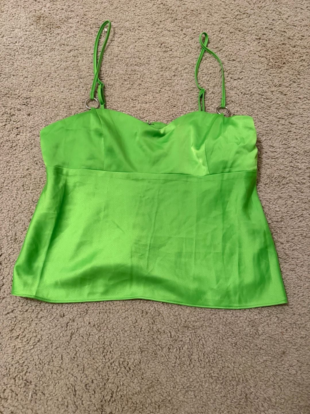 Silence + Noise Frannie Satin Flyaway Cami Tank Top 11