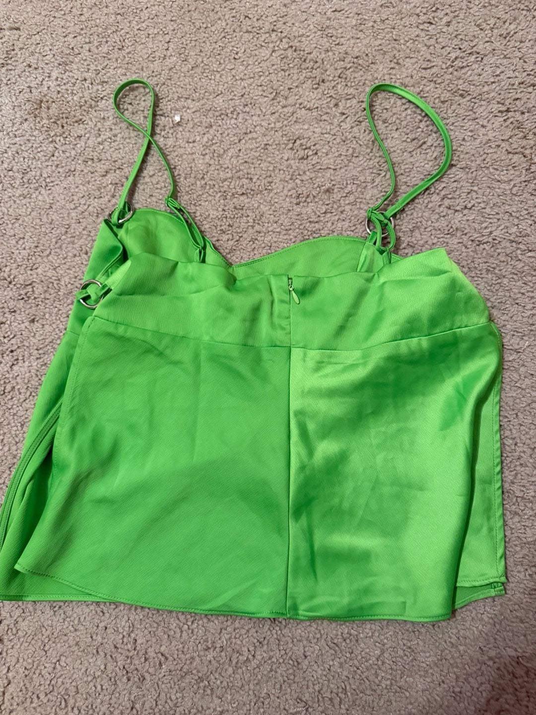 Silence + Noise Frannie Satin Flyaway Cami Tank Top 7