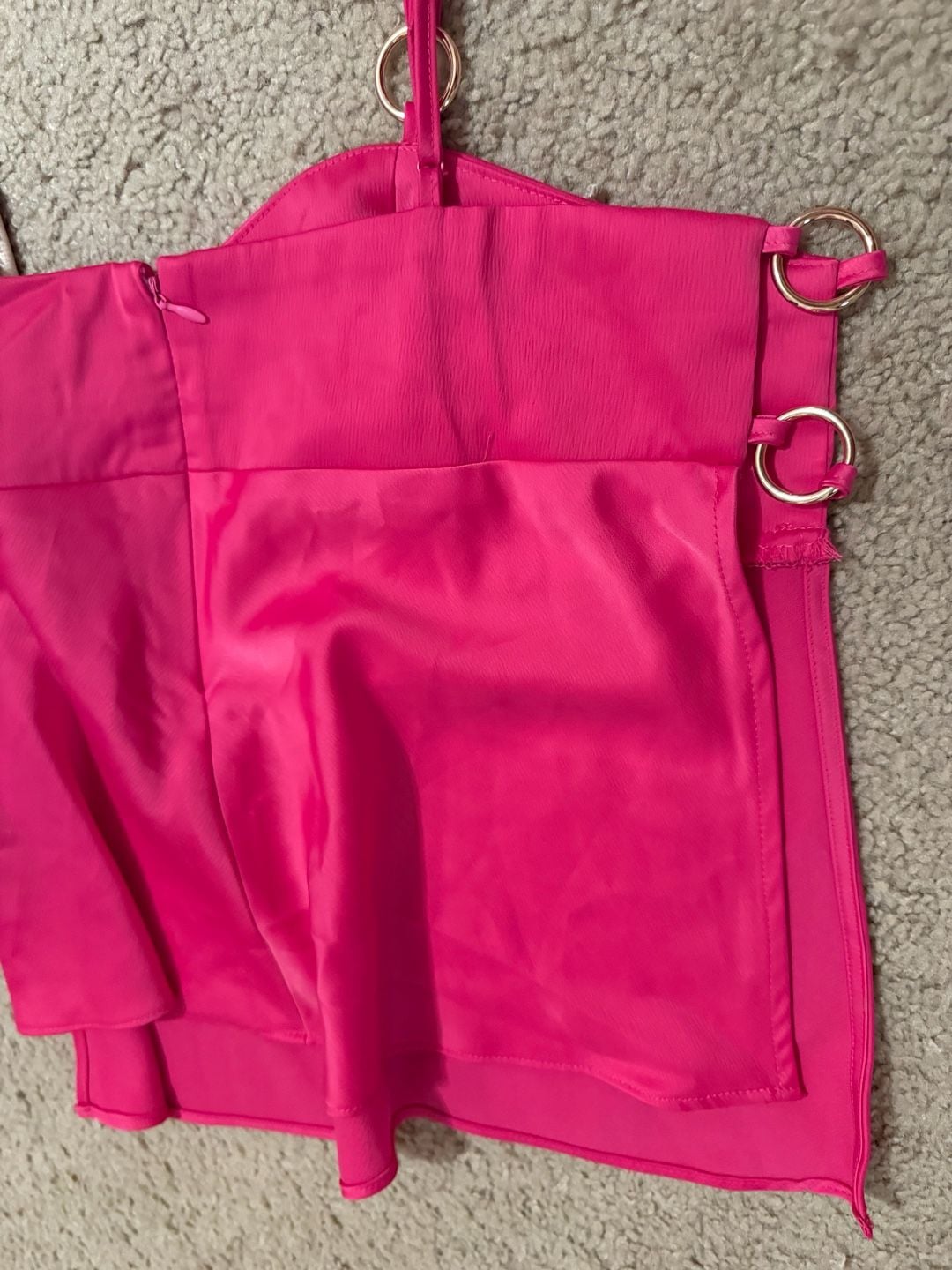 Silence + Noise Pink Satin Camisole Top 11
