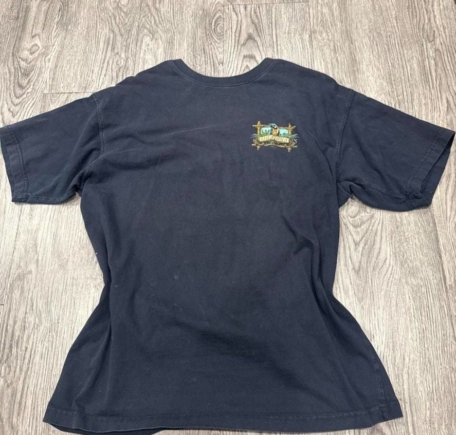 Newport Blue Birds Of A Feather Party Together Parrot Graphic T-Shirt 2