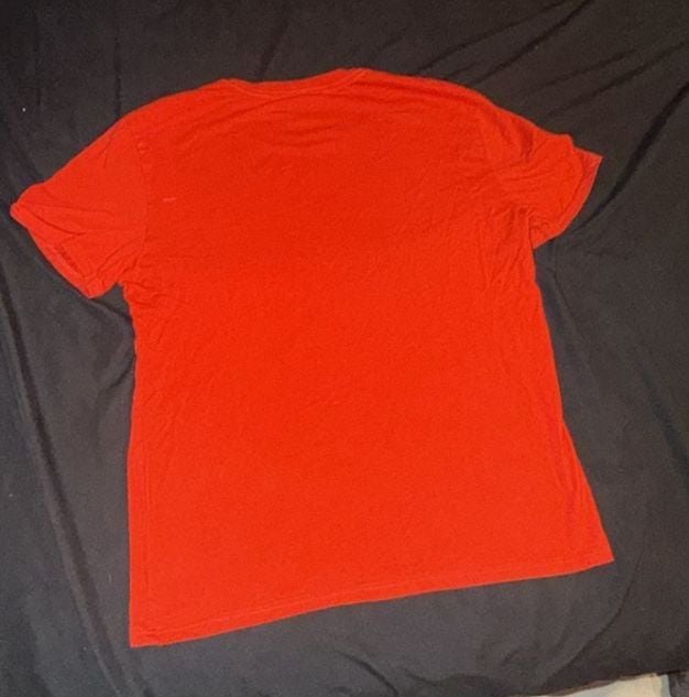 Calvin Klein Jeans Red Graphic Logo T-Shirt 3