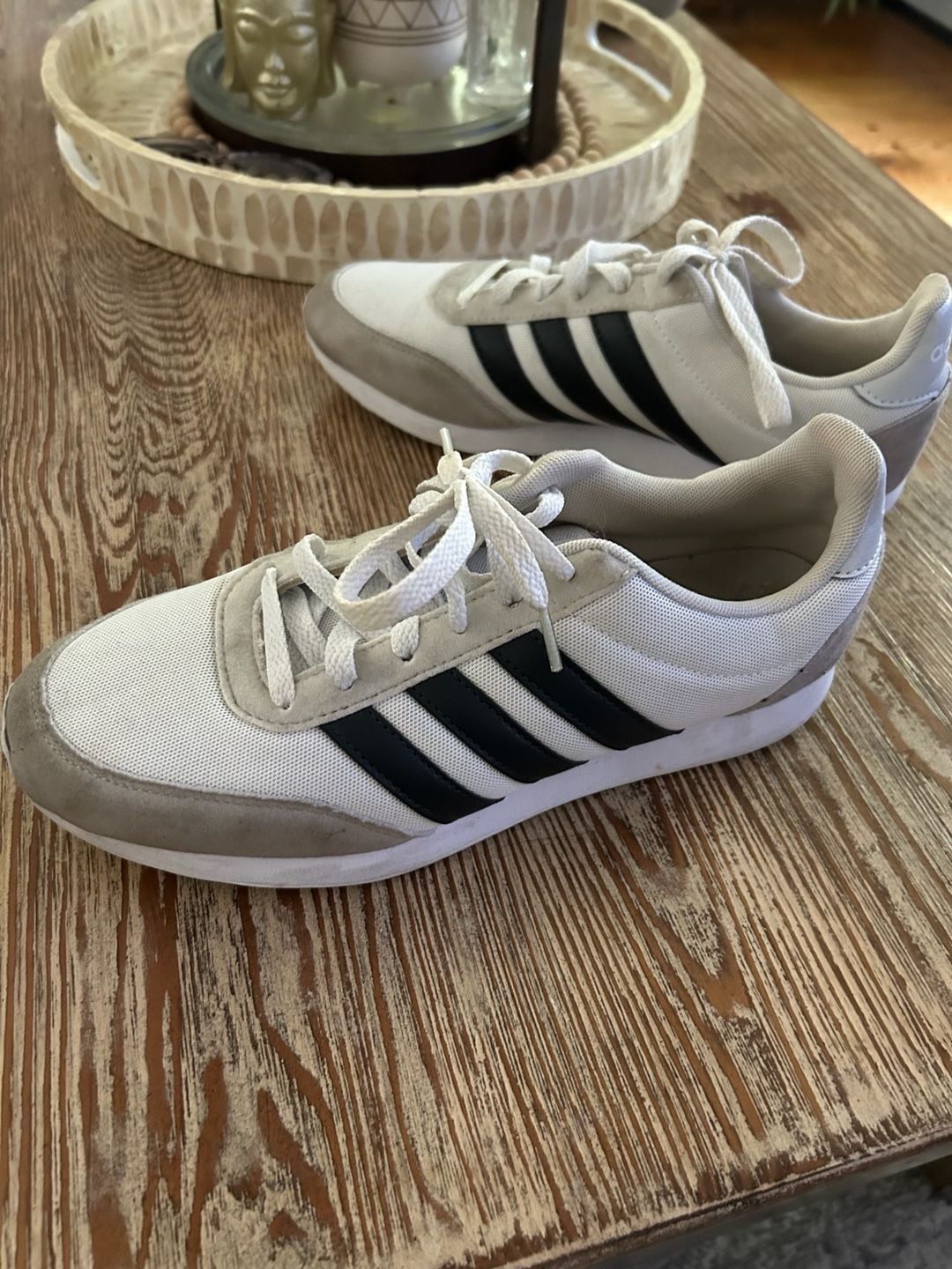 Adidas Run 60s Casual Sneakers DB0424 White/Black/Grey 5