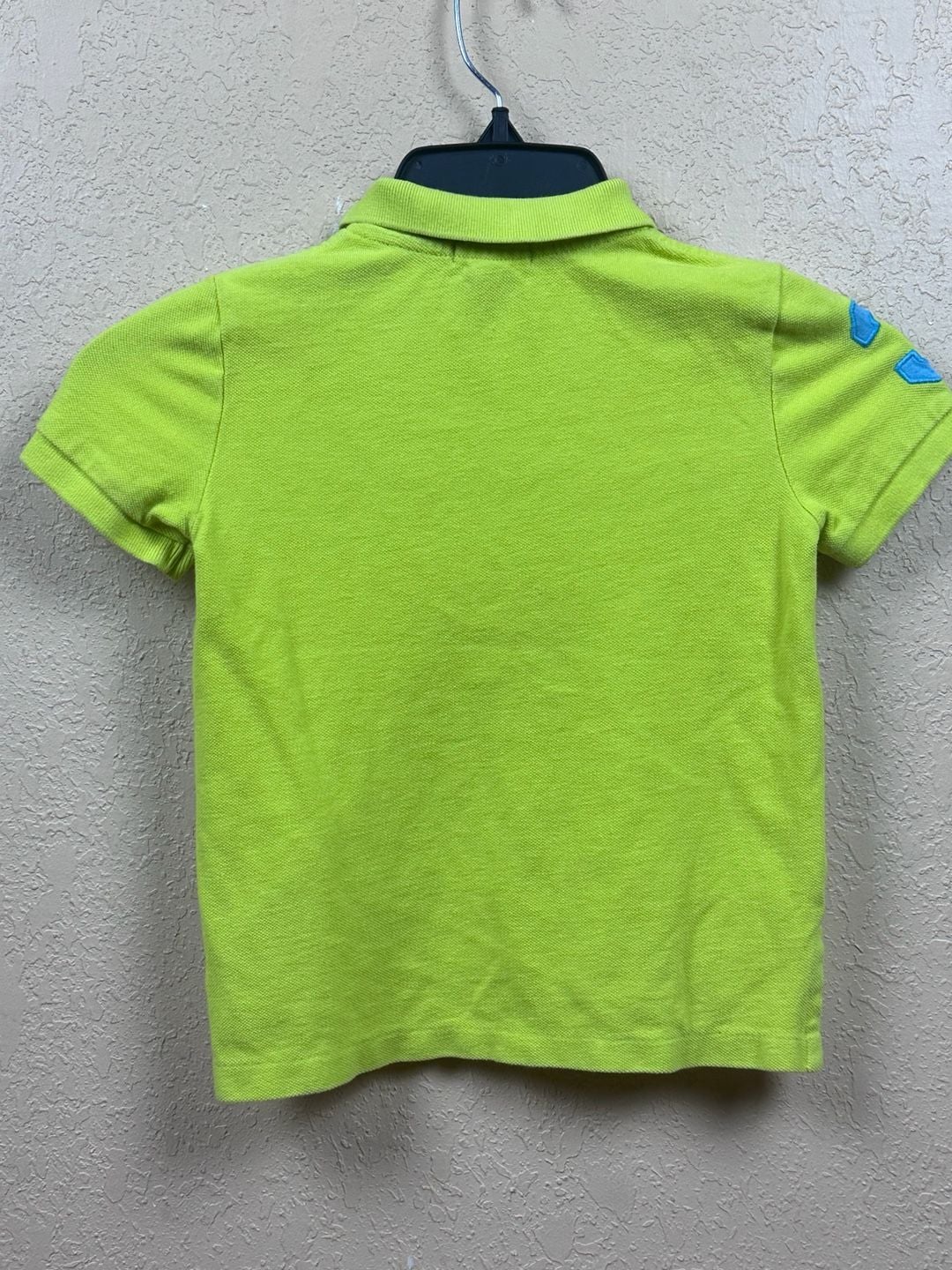 Polo Ralph Lauren Boys Lime Green Big Pony Short Sleeve Polo Shirt Size 4/4T 5