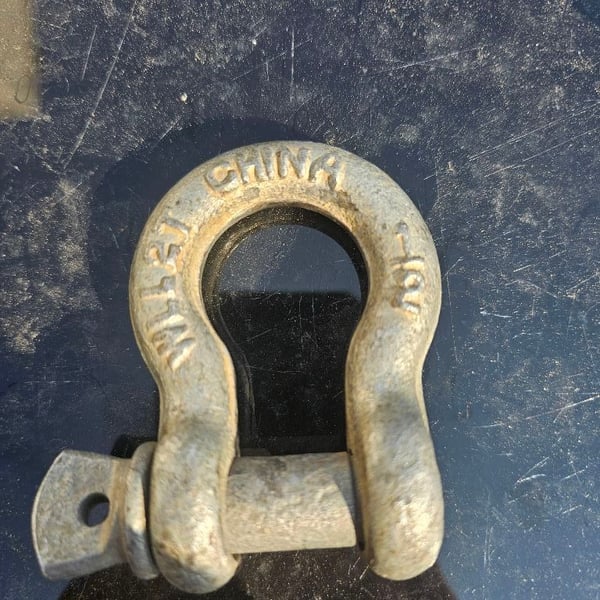 Heavy Duty Bow Shackle 1/2 Inch WLL 2T