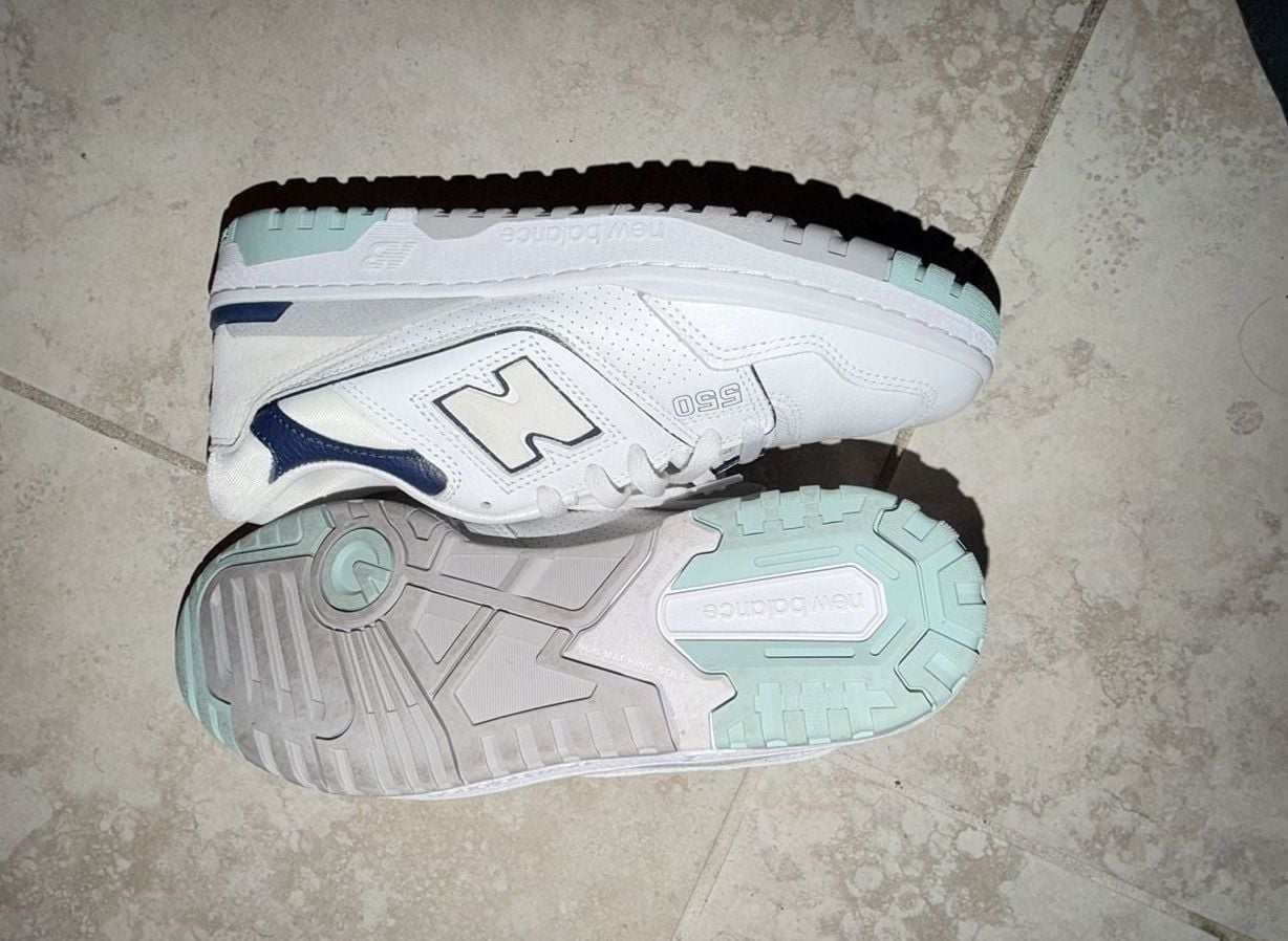 New Balance 550 White Winter Fog BB550WCA Sneakers 5