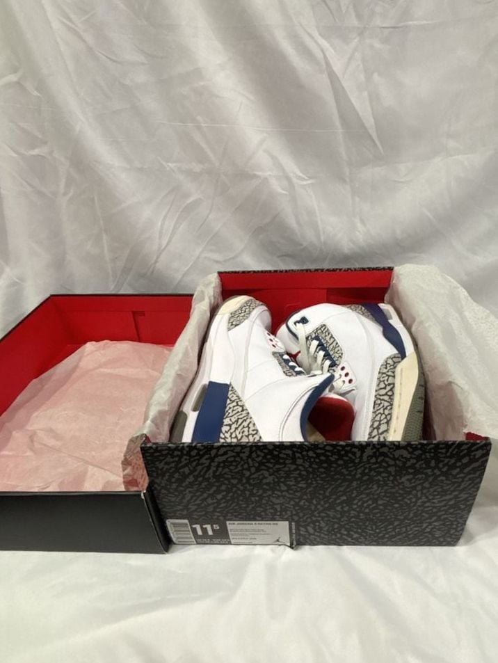 Air Jordan 3 Retro OG 'True Blue' 2016 (854262-106) Size 11.5 3