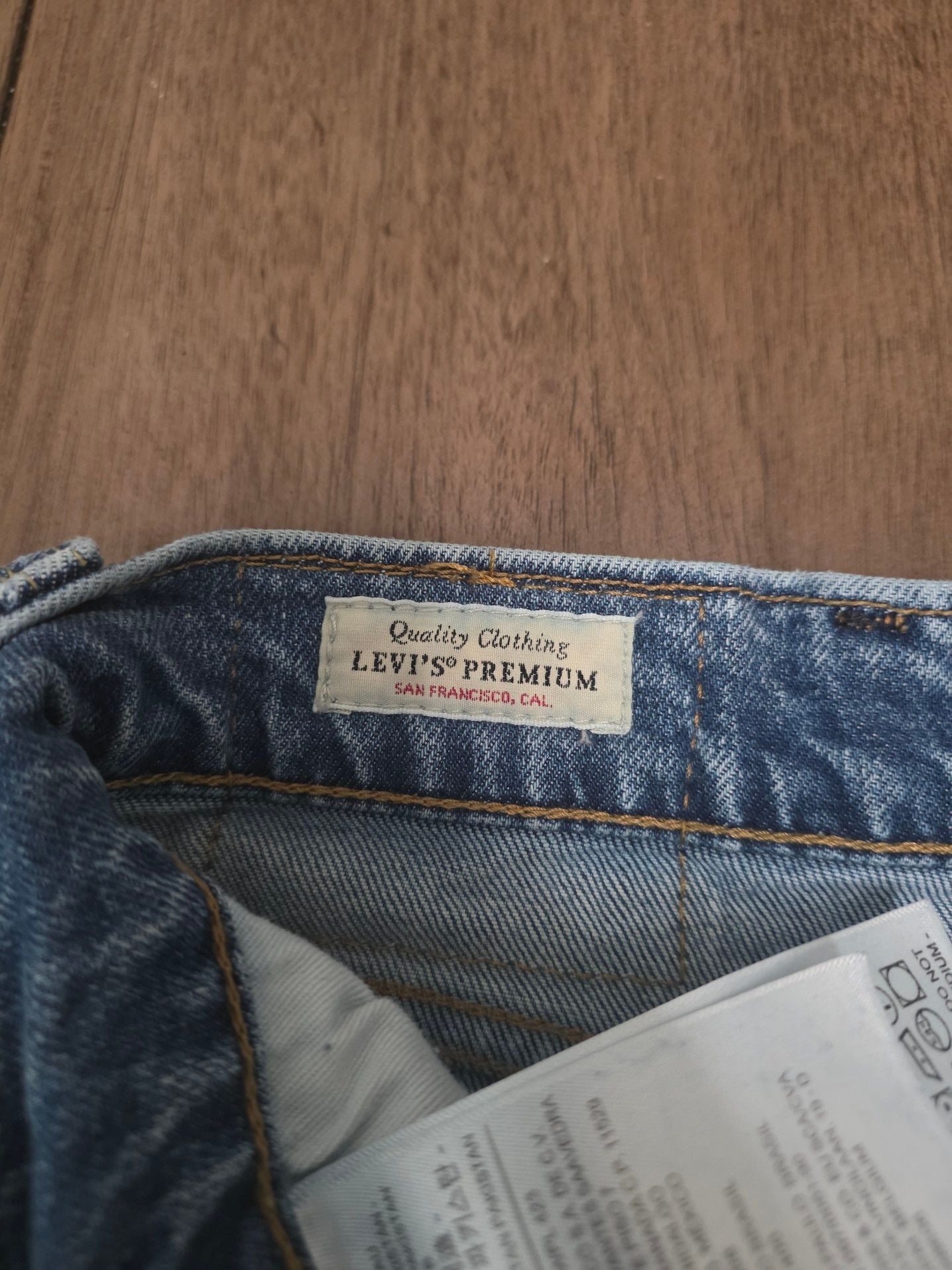 Levi's Premium 512 Distressed Slim Taper Jeans big E 18
