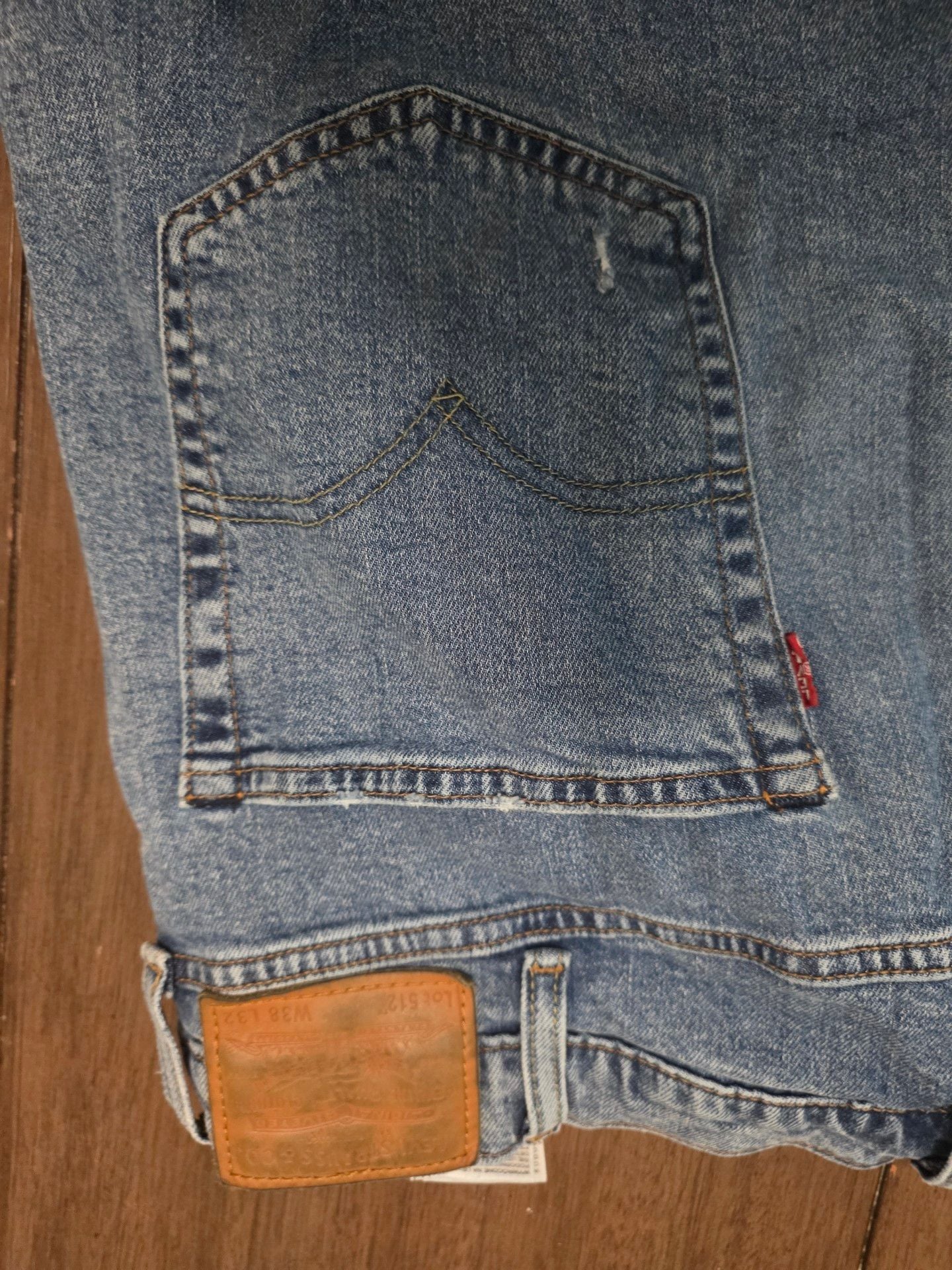 Levi's Premium 512 Distressed Slim Taper Jeans big E 21