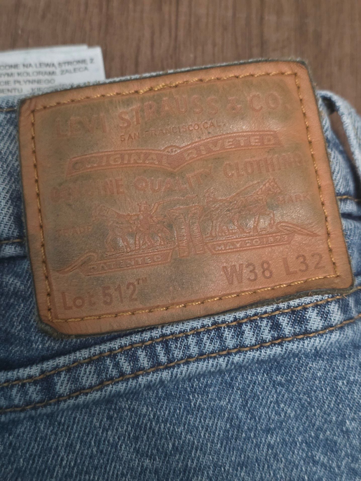 Levi's Premium 512 Distressed Slim Taper Jeans big E 22