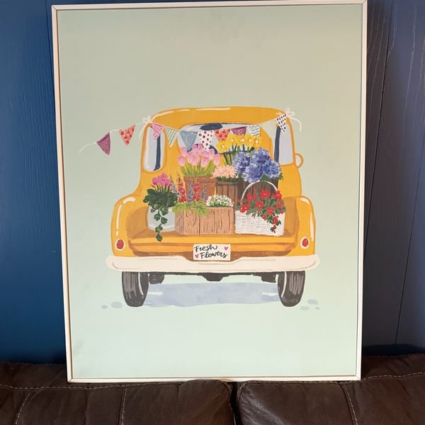 Stupell Industries Countryside Blooms Basket Market by Ilaria Benedetti
