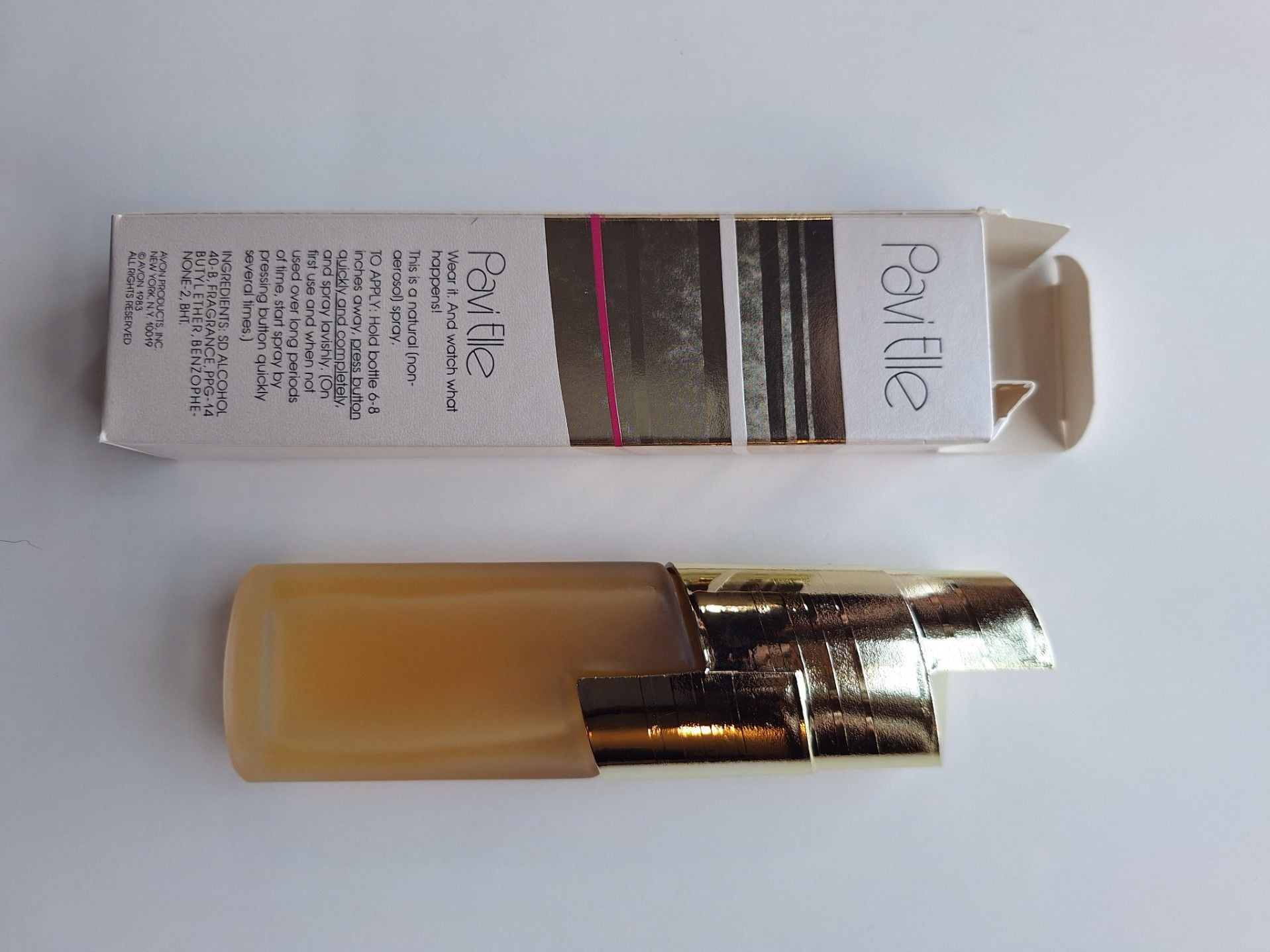 Vintage Avon Pavi Elle Ultra Cologne Spray 1.5 fl. oz. 6