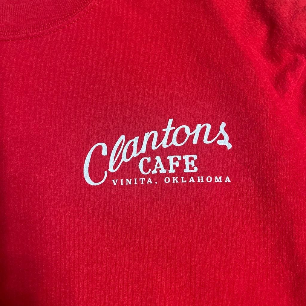 Port & Company Clanton's Cafe Route 66 Vinita Oklahoma Graphic T-Shirt 12