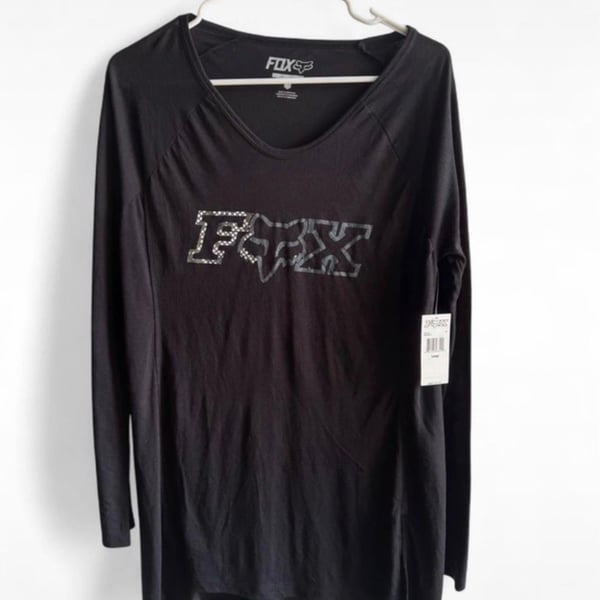 Fox Racing Riveting Long Sleeve Graphic Shirt Black