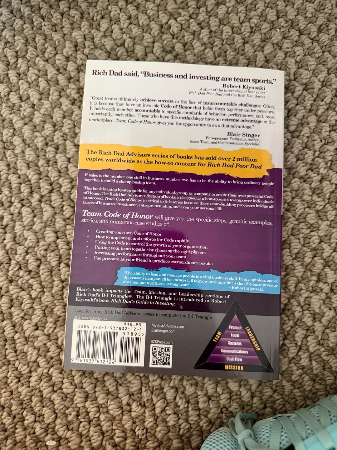 Rich Dad Team Code of Honor :Secrets of Champions in Business and in Life, 2