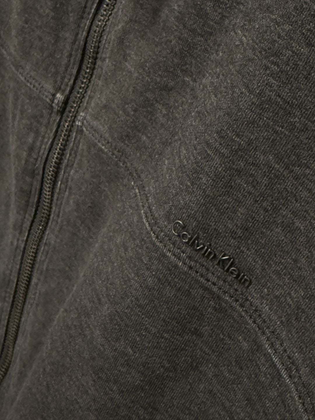 Calvin Klein Men's Full-Zip Contrast Panel Sweatshirt Jacket 8