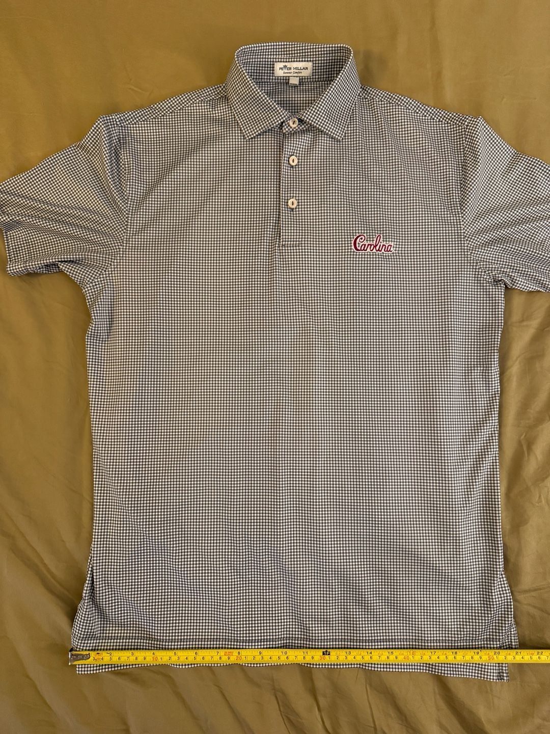 Peter Millar Summer Comfort Carolina Gingham Performance Polo Shirt 9