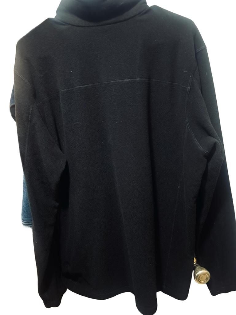 Patagonia Microdini 1/4 Zip Fleece Pullover Size XL Black 6