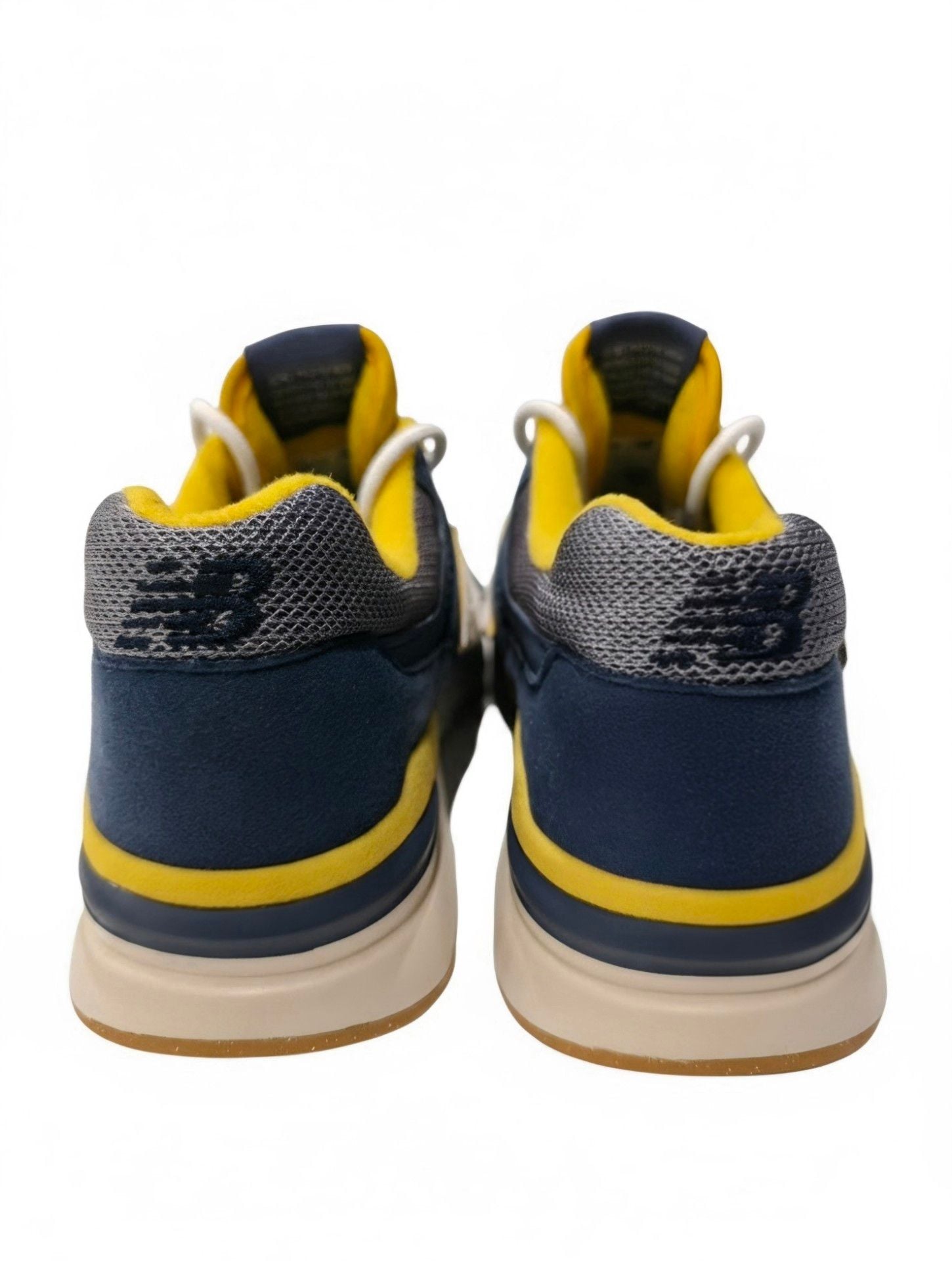 New Balance 997H Cordura Navy and Yellow Sneakers 7