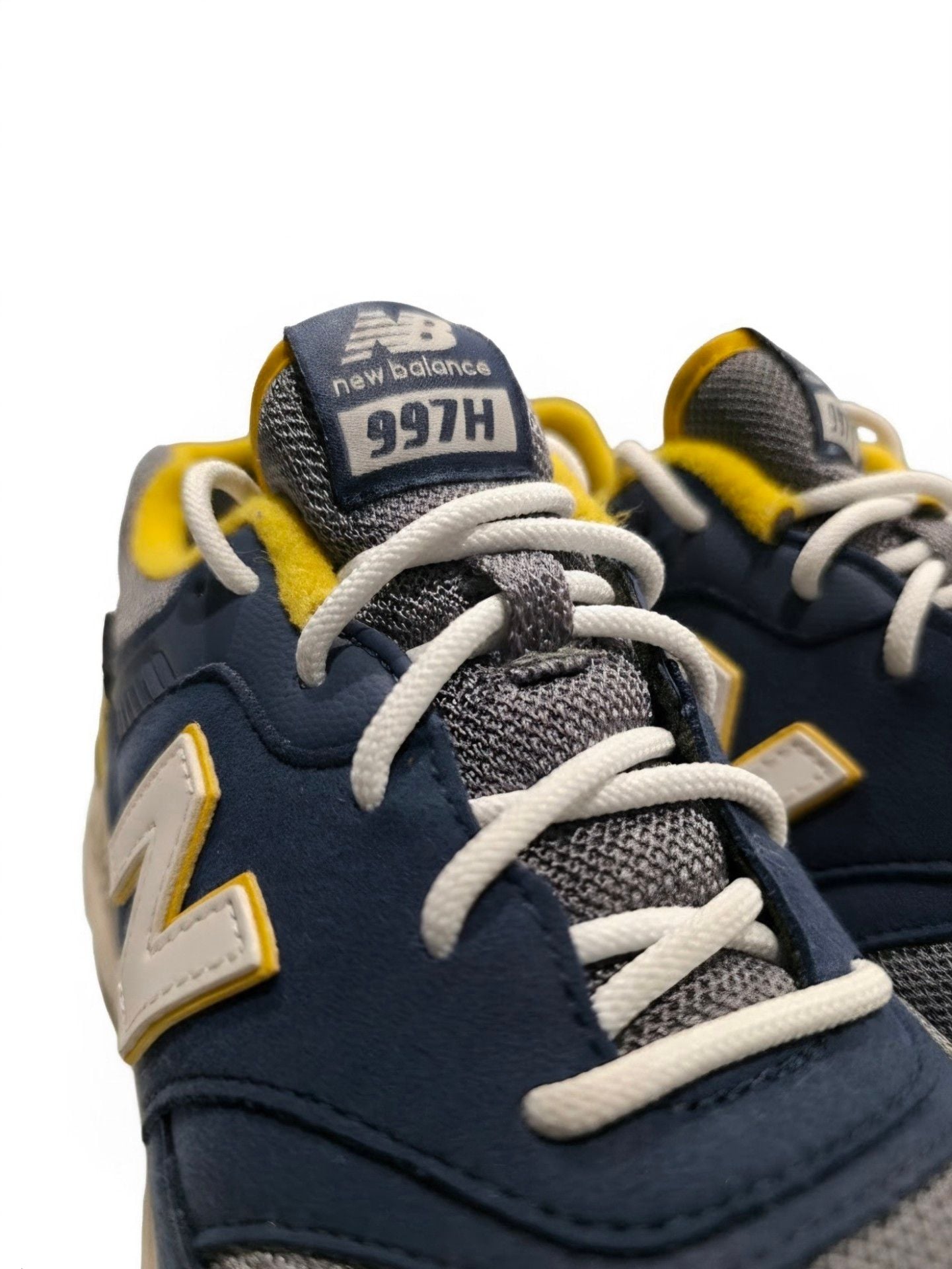 New Balance 997H Cordura Navy and Yellow Sneakers 9