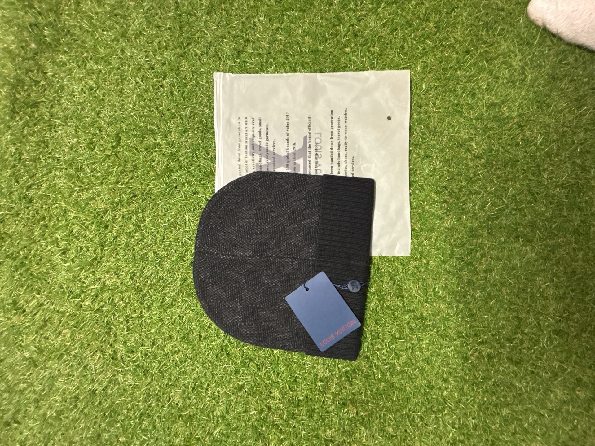 Louis Vuitton Knit Beanie Hat with Logo Patch 7