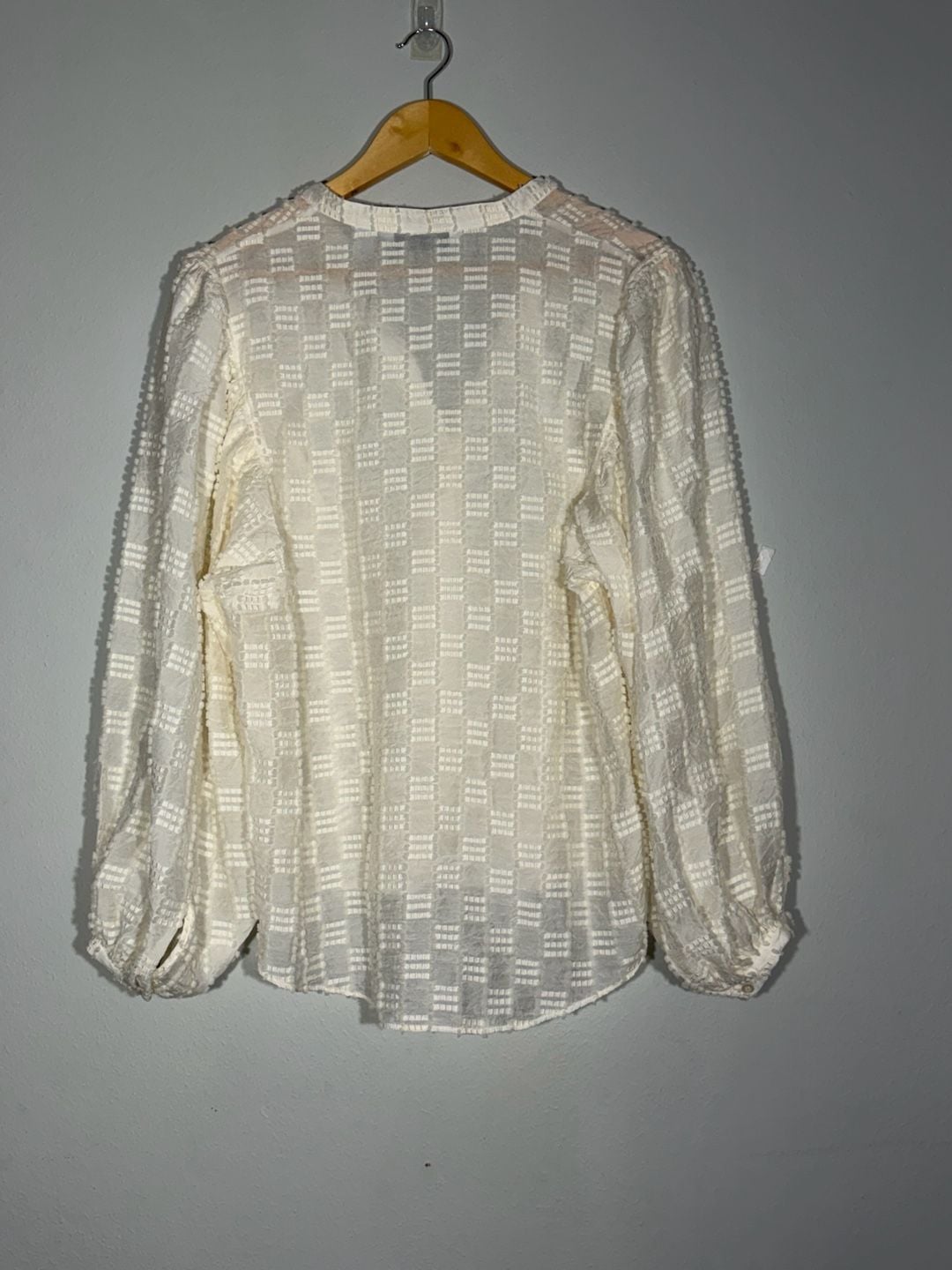 & Other Stories Textured Voluminous Sleeve Blouse 3