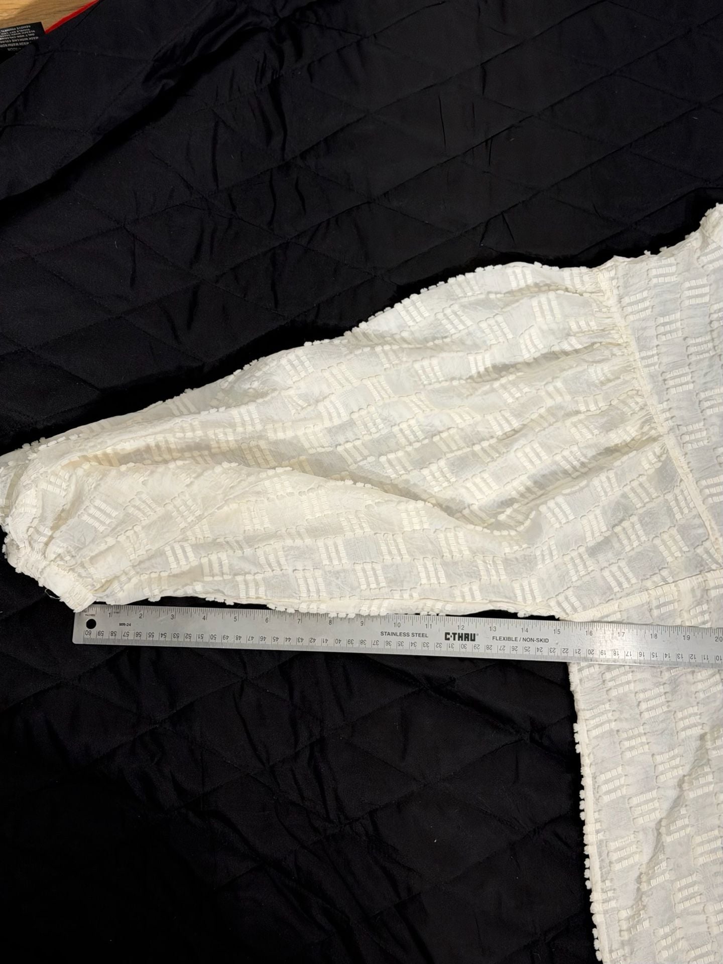 & Other Stories Textured Voluminous Sleeve Blouse 9