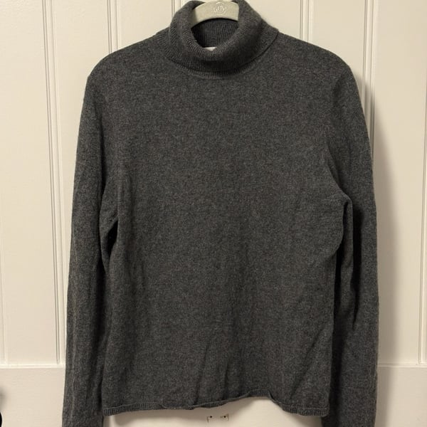 Charter Club Women's 2-Ply 100% Cashmere Turtleneck Sweater - Size Large