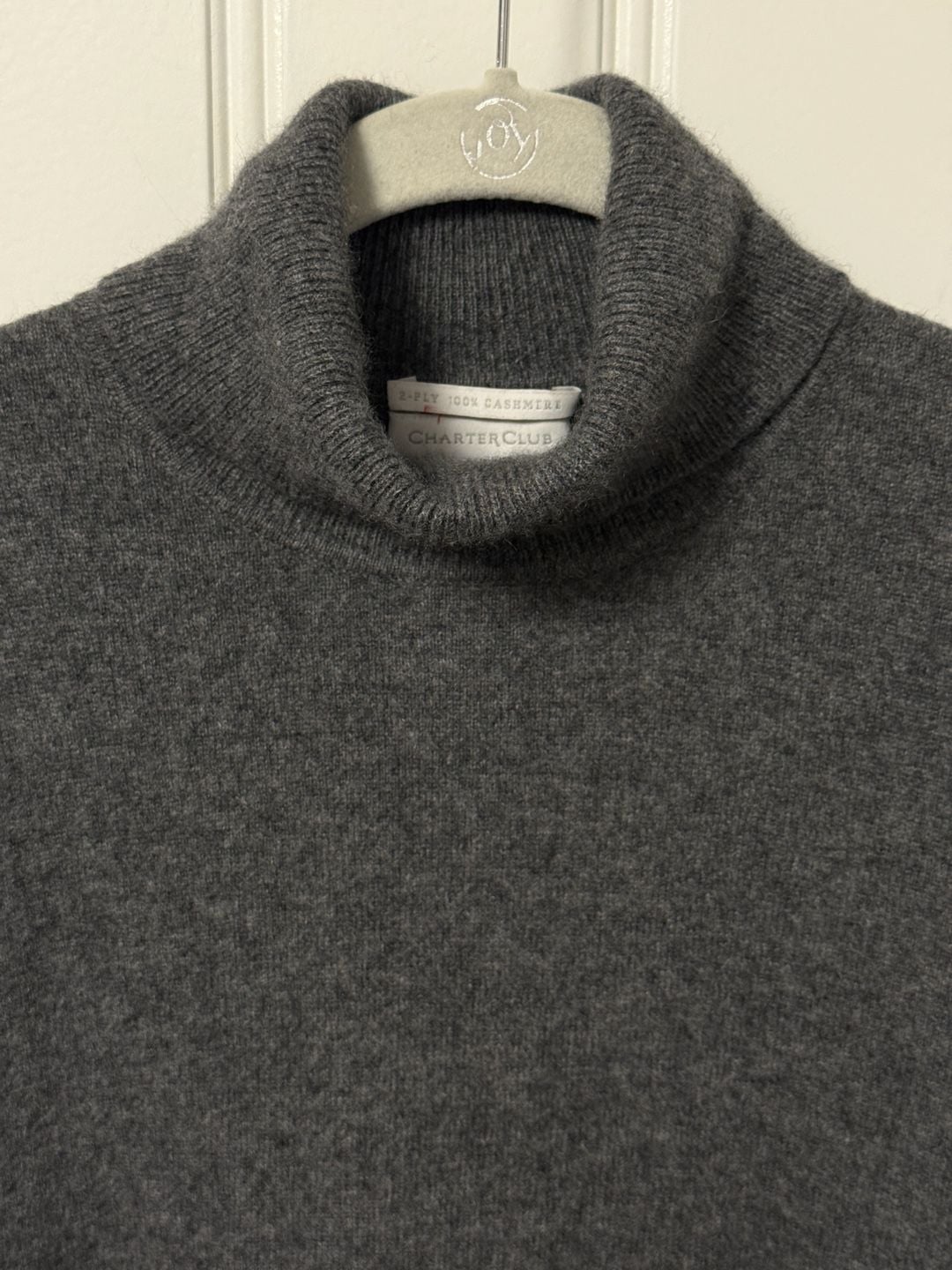 Charter Club Women's 2-Ply 100% Cashmere Turtleneck Sweater - Size Large 4