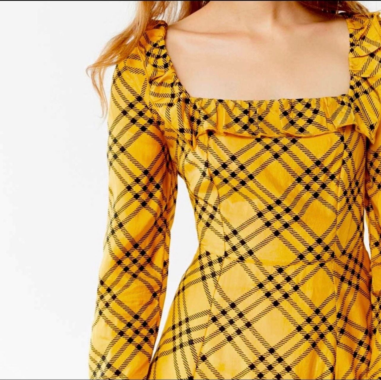 Urban Outfitters Kristen Tartan Clueless Style Plaid Fall Dress 3