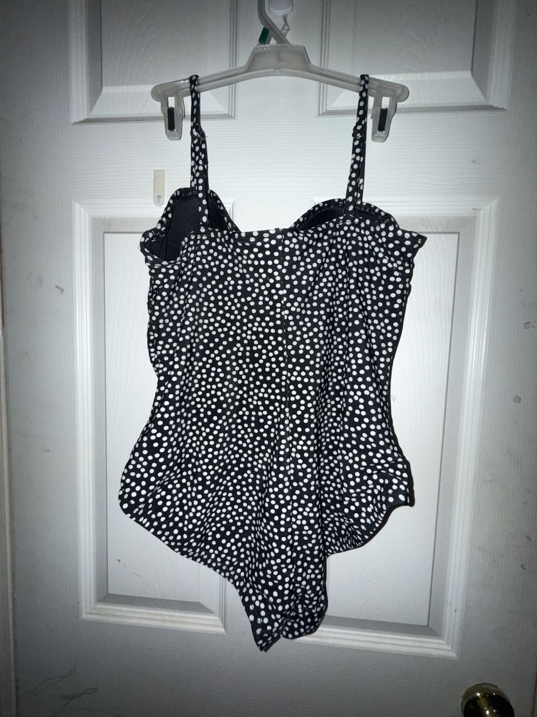 Catalina Women's Polka Dot Ruched One-Piece Swimsuit 4