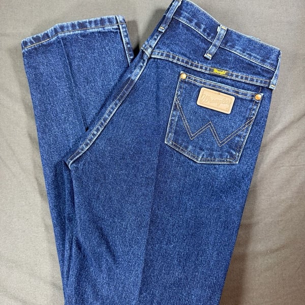 Wrangler 1013MWZDD Cowboy Cut Regular Fit Jeans Size 35x32