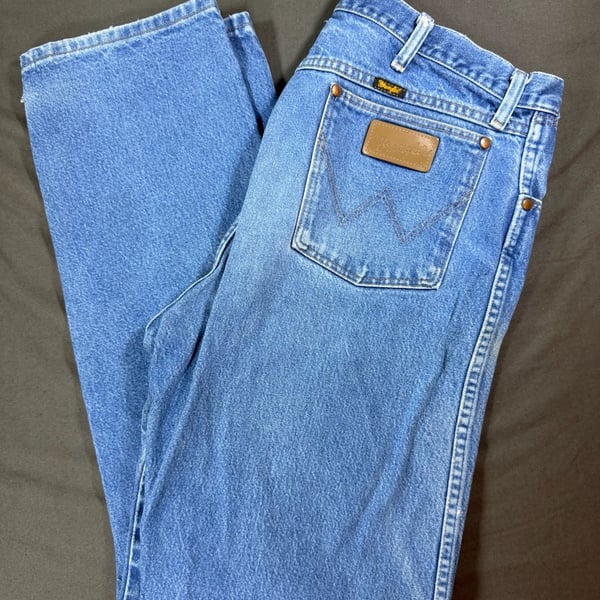 Vintage Wrangler Cowboy Cut Original Fit Medium Wash Denim Jeans