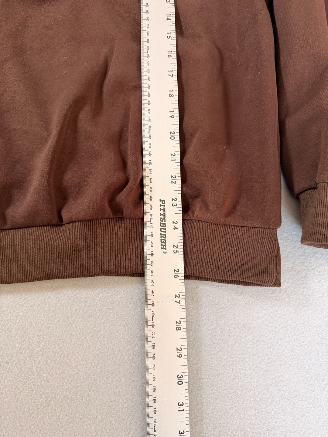 PrettyGarden Women's XXL Brown Collared Polo Pullover Sweatshirt 3