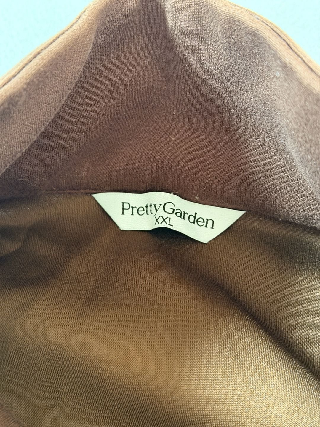 PrettyGarden Women's XXL Brown Collared Polo Pullover Sweatshirt 6